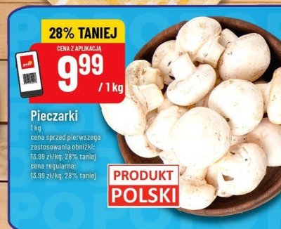 Pieczarki 1 kg promocja w POLOmarket