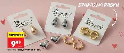 Biżuteria kolczyki Cat Cat, 1 opak. promocja w Biedronka