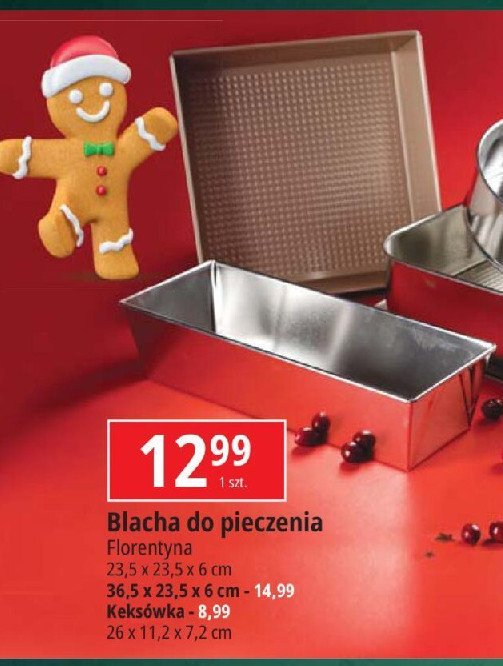 Blacha do pieczenia 36.5 x 23.5 x 6 cm Florentyna promocja