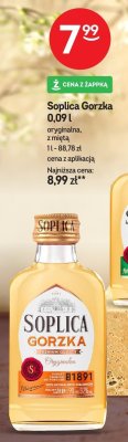 Wódka Soplica Gorzka 0,09l oryginalna, z miętą promocja w Żabka