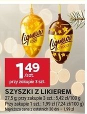 Szyszki z likierem promocja w Stokrotka