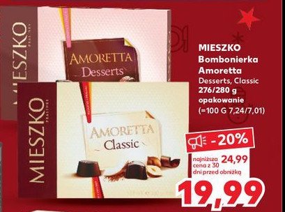 Bombonierka desserts Mieszko amoretta promocja