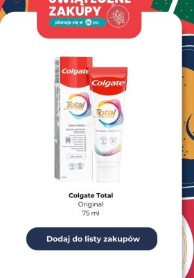 Pasta do zębów Total promocja w Biedronka