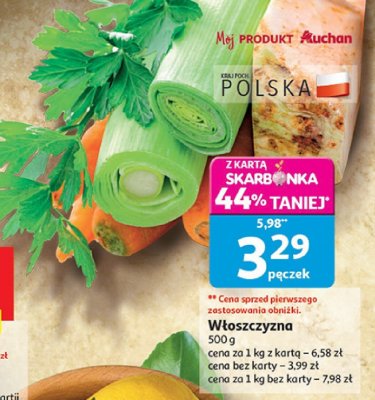 W艂oszczyzna Z sad贸w i p贸l promocja w Auchan