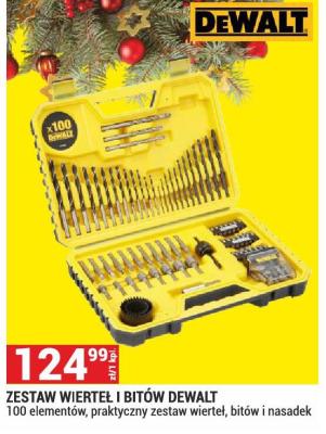 Zestaw wierteł i bitów DeWalt promocja w Merkury Market