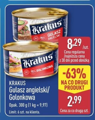 Konserwa Golonkowa  promocja w Aldi