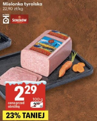 Mielonka tyrolska promocja w Delikatesy Centrum