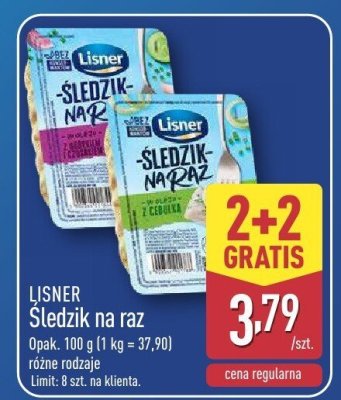 Śledźik na raz  promocja w Aldi