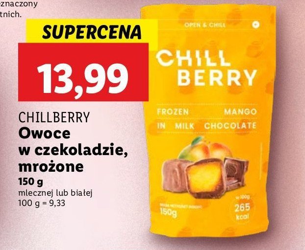 Mango w białej czekoladzie Chill berry promocja