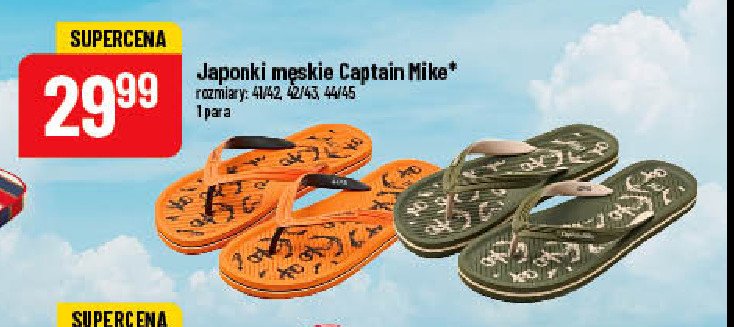 Japonki rozm. 41/42 Captain mike promocja