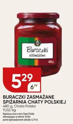 Buraczki zasmażane Spizarnia Chaty Polskiej 480 g promocja w Chata Polska