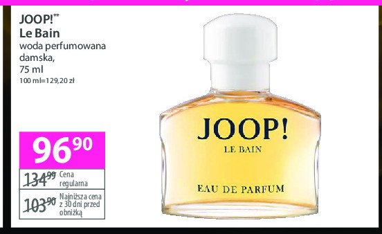 Woda toaletowa JOOP! LE BAIN promocja