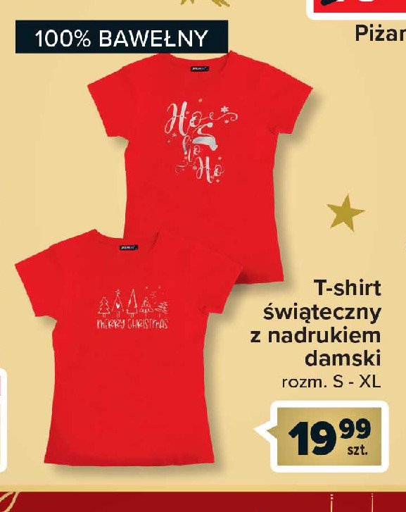 T-shirt damski świąteczny s-xl promocja