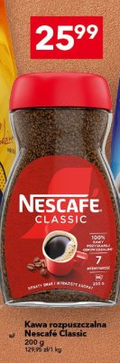 Kawa rozpuszczalna Nescafe Classic 200 g promocja w LEWIATAN