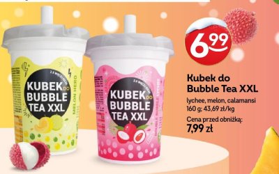 Kubek do Bubble Tea XXL lychee promocja w Żabka
