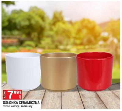 Osłonka ceramiczna różne kolory i rozmiary promocja w Merkury Market