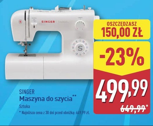 Maszyna do szycia Singer promocja