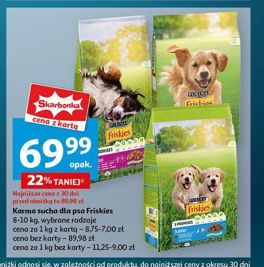 Karma dla psa maxi Friskies vitafit Purina friskies promocja w Auchan