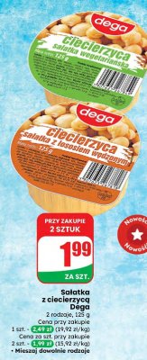 Sałatka z ciecierzycą i łososiem wędzonym promocja w Dino