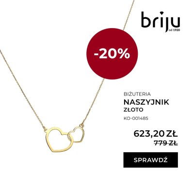 Naszyjnik złoto promocja w Briju