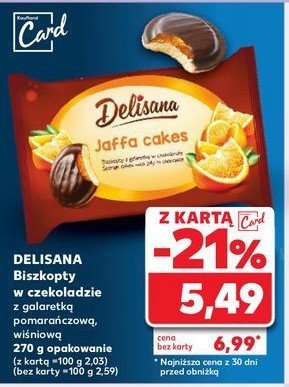 Biszkopty z galaretk膮 pomara艅czow膮 Delisana promocja
