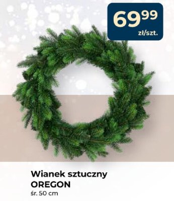 Wianek sztuczny OREGON śr. 50 cm promocja w PSB Mrówka