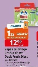 Zapas żelowego krążka do wc Duck Fresh Discs promocja w Leclerc