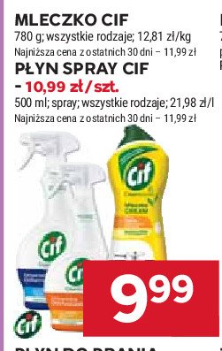 Spray do łazienki Cif power cream promocja