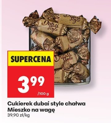 Cukierek dubai style chałwa na wagę promocja w Biedronka