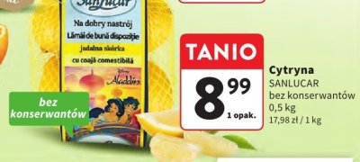 Cytryna bez konserwantów 0,5 kg promocja w Intermarche