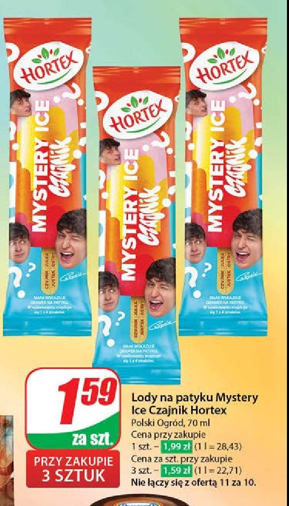 Lód czajnik Hortex mystery ice promocja w Dino