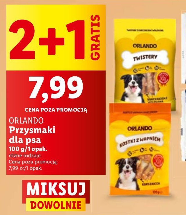 Przekąska twister sticks Orlando promocja