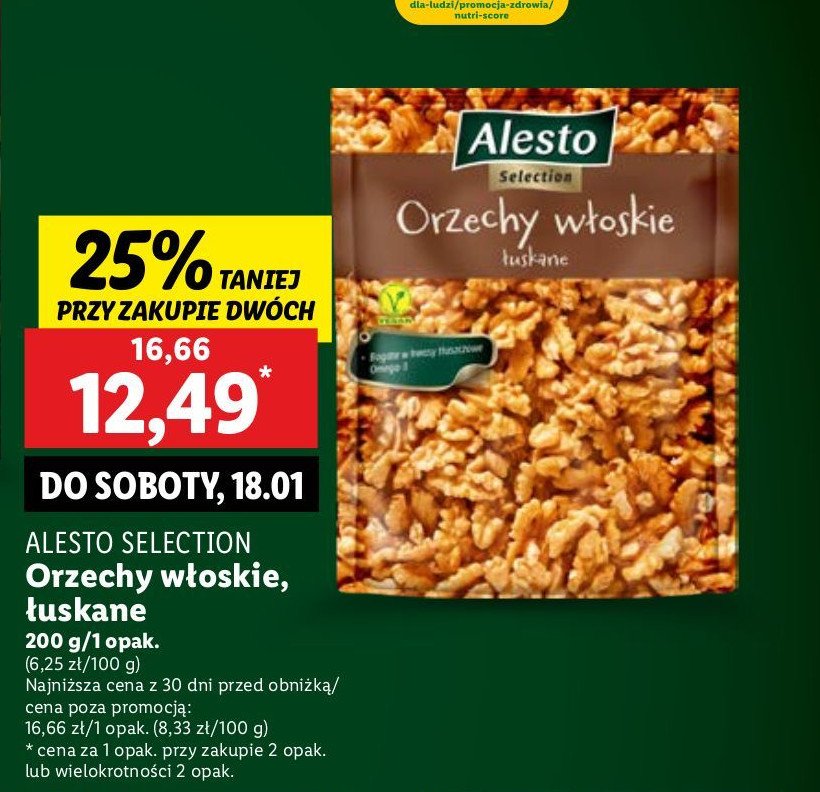 Orzechy włoskie Alesto promocja