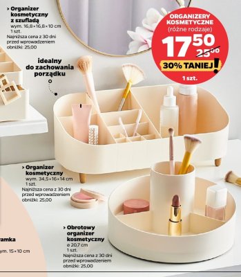 Organizer kosmetyczny różne rodzaje promocja w Netto
