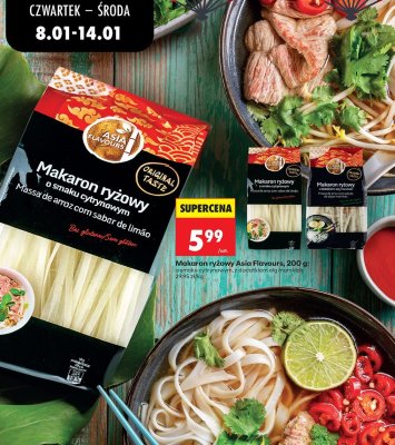 Makaron ryżowy Asia Flavours o smaku cytrynowym promocja w Biedronka