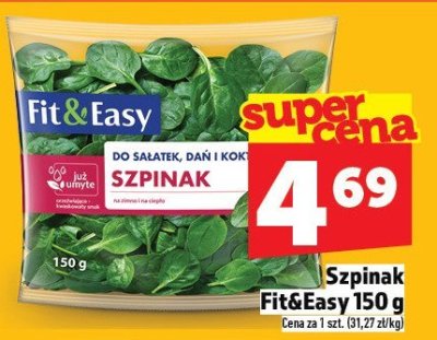 Szpinak Fit&Easy promocja w TOPAZ