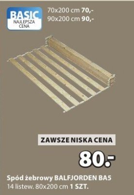 Spód zebrowy BALFJORDEN BAS promocja w Jysk