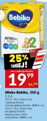 Mleko Bebiko, 350 g promocja w Twój Market