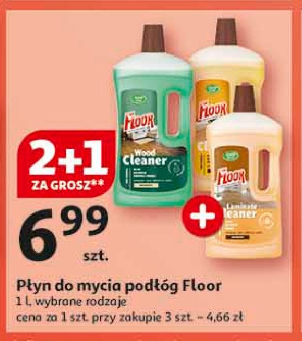 Płyn do paneli Gold drop floor promocja w Auchan