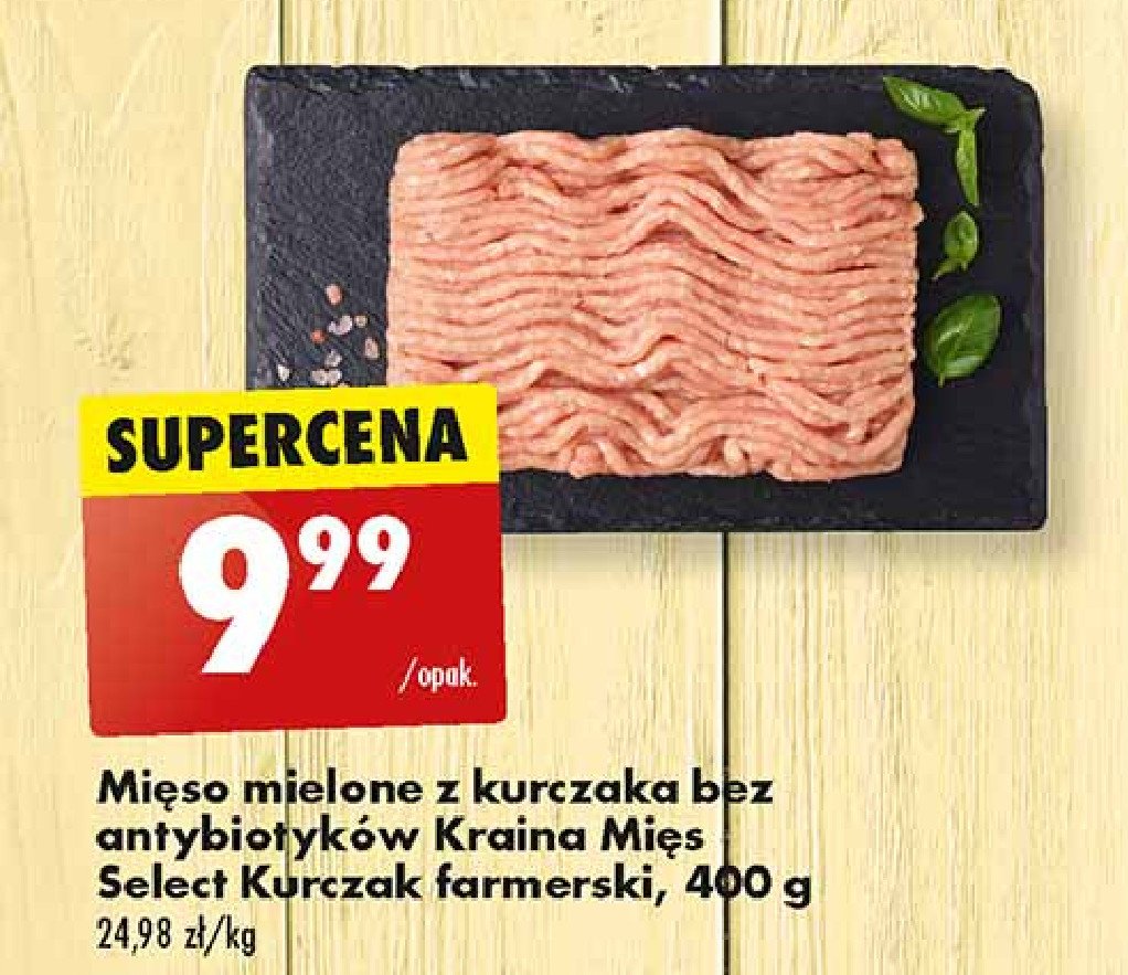 Mięso mielone z fileta z kurczaka Kraina mięs promocja