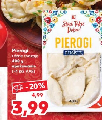 Pierogi ruskie K-classic stąd takie dobre! promocja