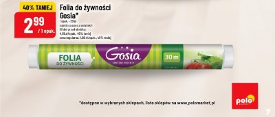 Folia do żywności promocja w POLOmarket