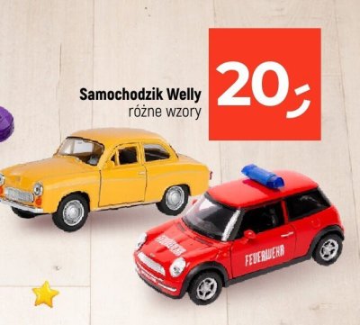 Samochodzik Welly różne wzory promocja w Dealz