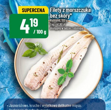 Filet z morszczuka bez skróry Rybhand promocja