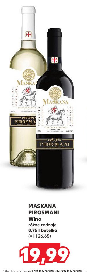 Wino Maskana pirosmani promocja w Kaufland