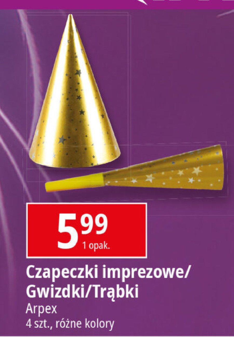 Czapeczki karnawałowe Arpex promocja