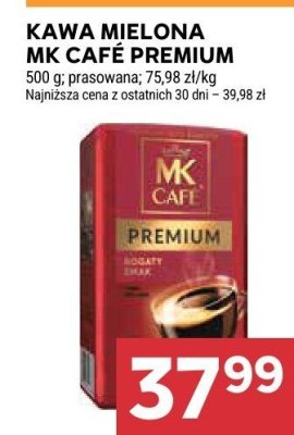 Kawa mielona MK Cafe Premium promocja w Stokrotka