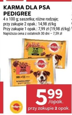 Karma dla psa Pedigree promocja w Stokrotka