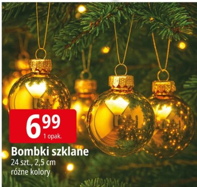 Bombki szklane promocja w Leclerc