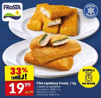 Filet zapiekany Frosta, 1 kg promocja w Twój Market